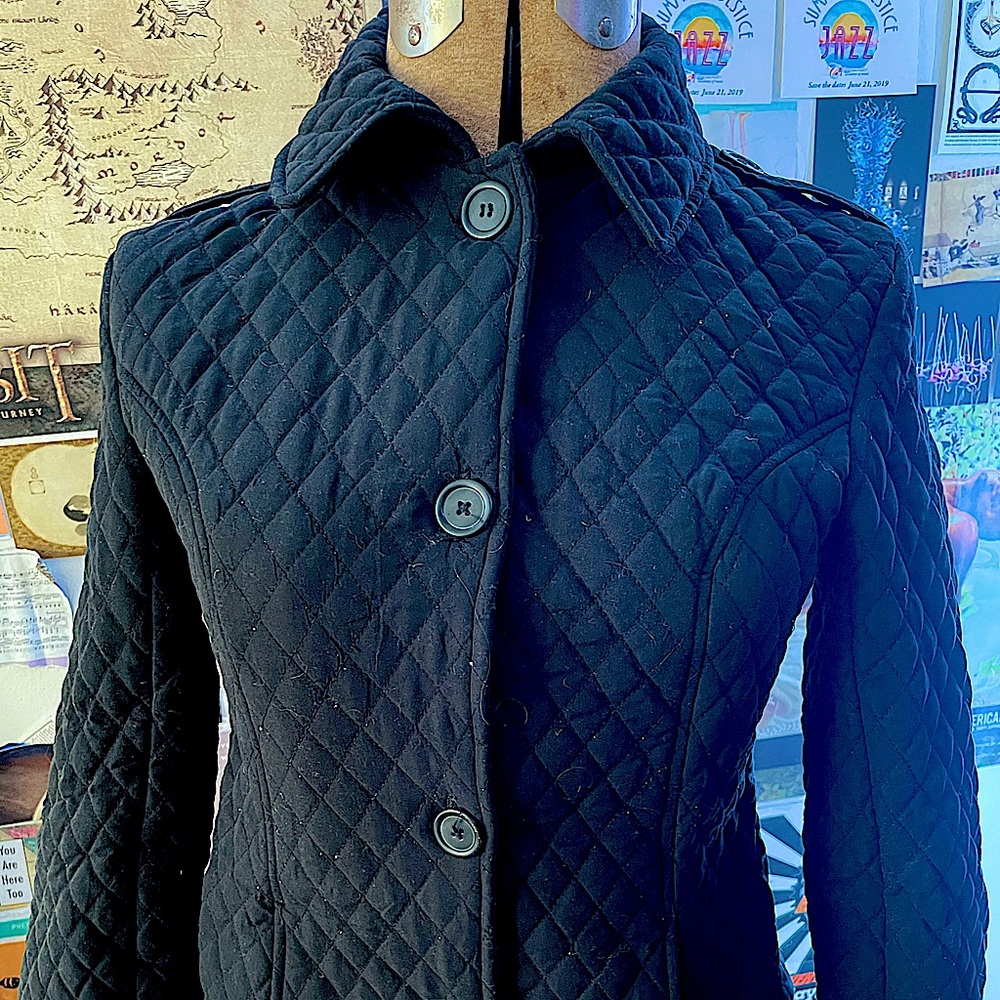 Quilted black jacket